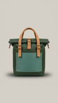 Waxed Canvas Cooler Bag With Logo Patch
